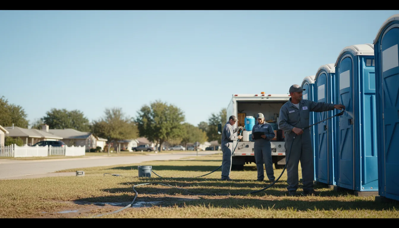 Long-Term Portable Toilet Rental in Eau Claire, MI near me